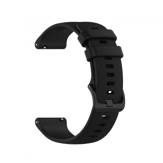 Λουράκι Σιλικόνης 22mm Design 1 Universal Smartwatch Black