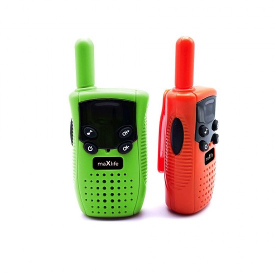 Maxlife MXWT-100 walkie talkie set orange - green