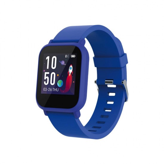 Maxlife Παιδικό Smartwatch με Λουράκι από Καουτσούκ/Πλαστικό Μπλε