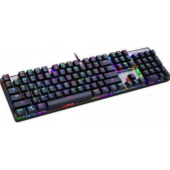 Motorspeed CK104 Wired Mechanical Keyboard RGB with red switch