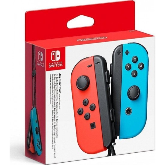 Nintendo Joy-Con Set Ασύρματο Gamepad Για Switch Neon Red/Blue