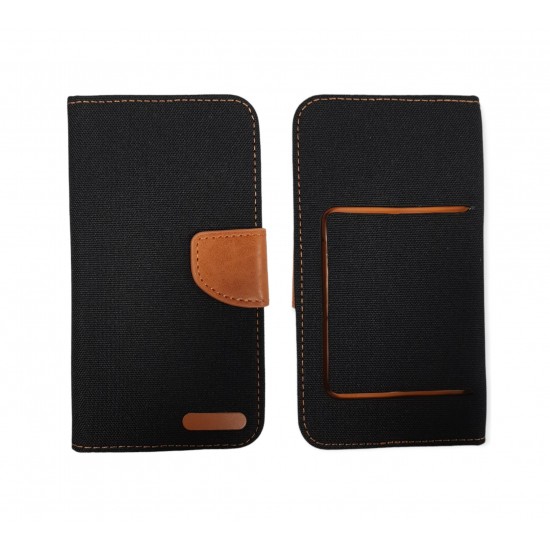 OEM Book Cover 5.5''  Black-Brown Universal