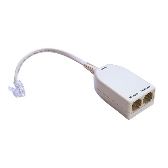 Powertech ADSL Splitter με Φίλτρο ADSL-05 Μπεζ