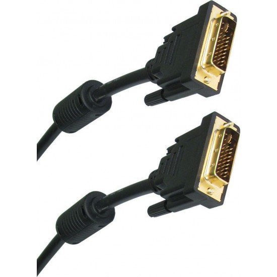 Powertech Cable DVI-I male - DVI-I male 1.5m (CAB-DVI001)