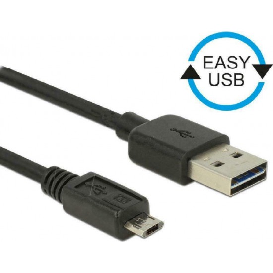 Powertech Usb 2.0 Cable to micro  Usb 2M black