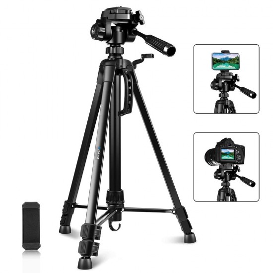 Puluz PU3096B Tripod with 3D 360° head + phone holder