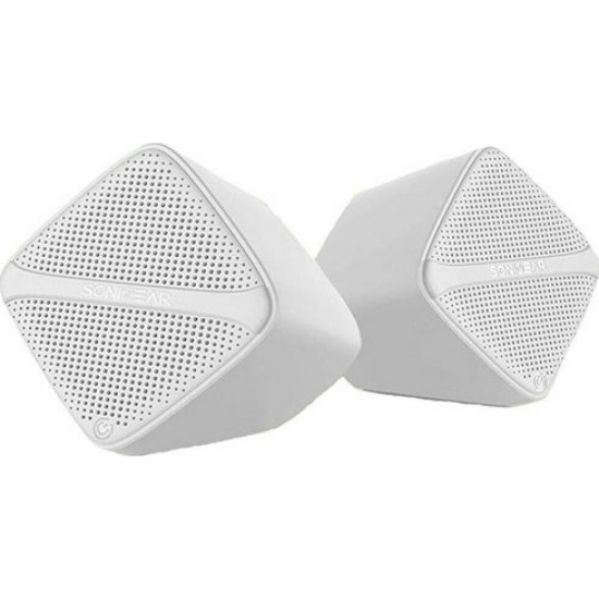 Sonic Gear Speakers USB Digital White