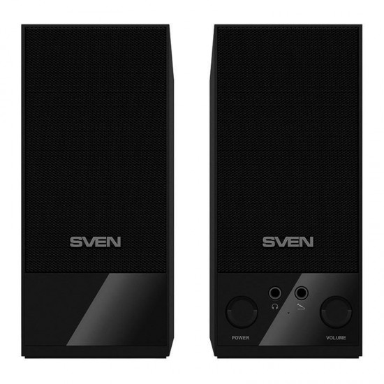 Sven SPS-604 Ηχεία Υπολογιστή 2.0 με Ισχύ 4W σε Μαύρο Χρώμα