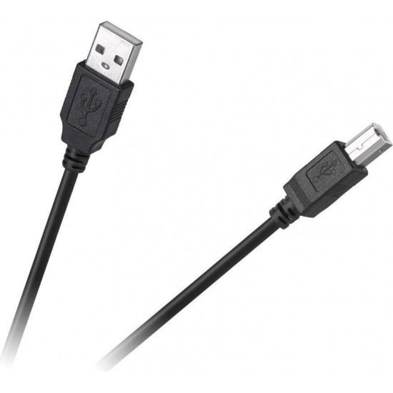 USB 2.0 Cable USB-A male - USB-B male Μαύρο 1.8m