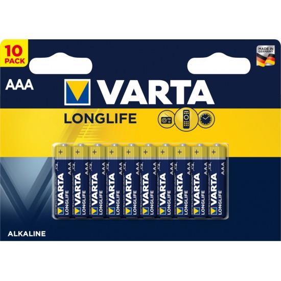 Varta 4103 Longlife AAA Alkaline 10 τεμ