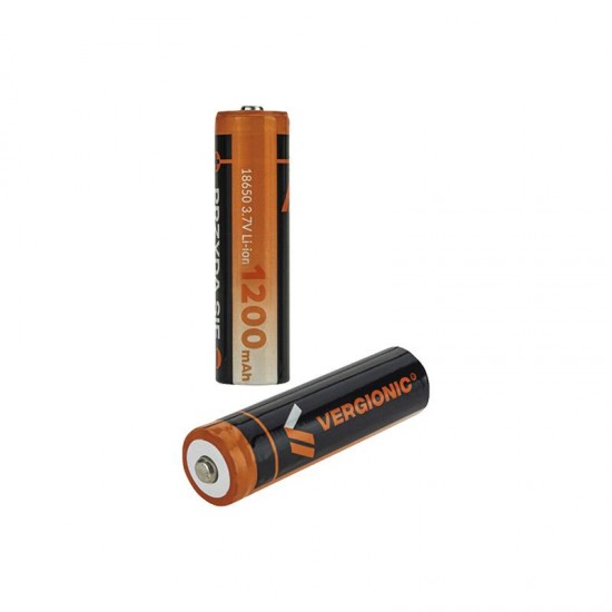 Vergionic Μπαταρία 18650 1200mAh ιόντων-λιθίου li-ion 3,7V