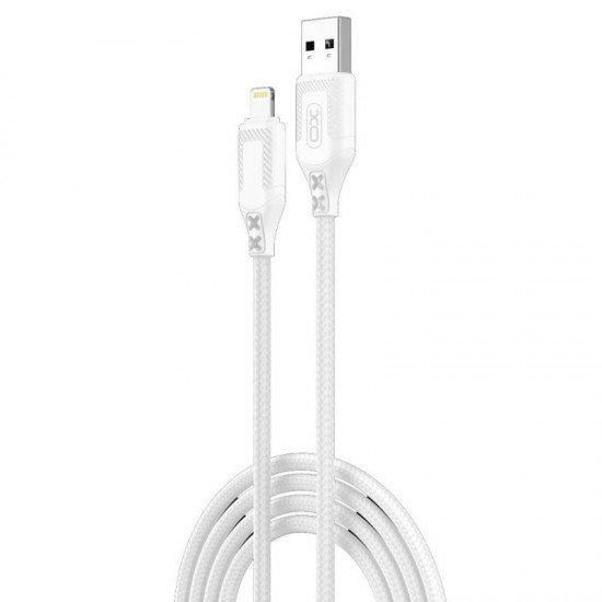 XO NB235 USB-A to Lightning Cable Λευκό 1m